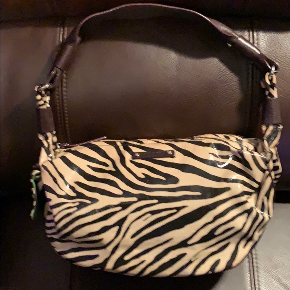 Kate Spade zebra print bag patent leather 😎Bag 👀